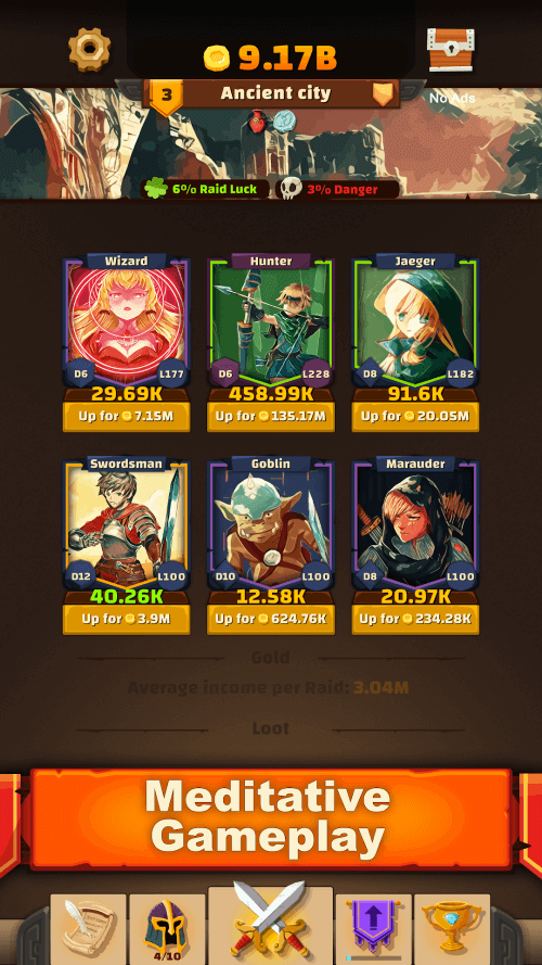 Idle Raids of the Dice Heroes