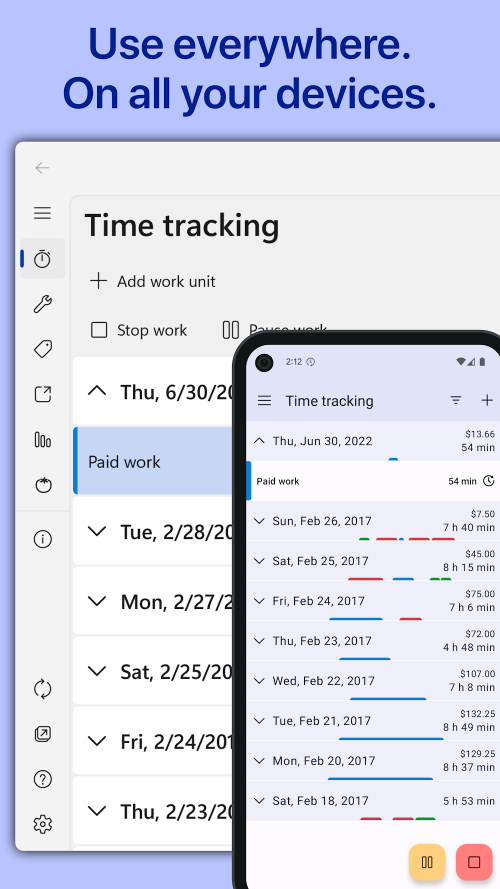 WorkingHours – Time Tracking