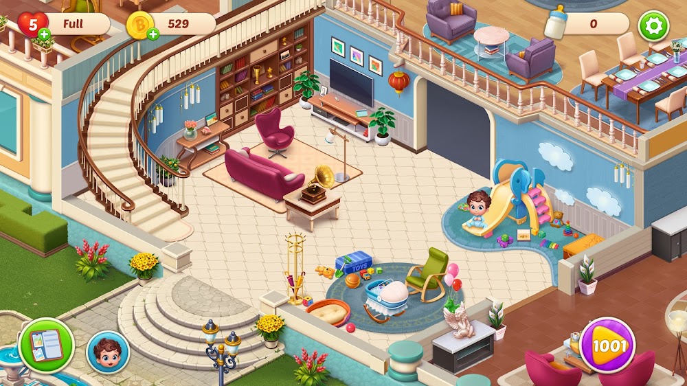 Baby Manor Mod Apk 1.59.0 (Unlimited Gold,Milk Bottle) android