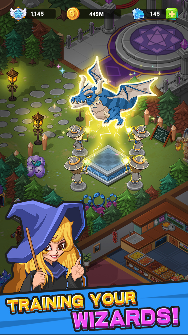 Idle Wizard College v1.15.0000 MOD APK (Unlimited Money, Diamonds