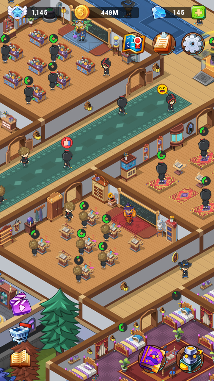 Idle Wizard College v1.15.0000 MOD APK (Unlimited Money, Diamonds