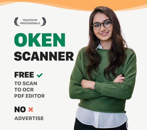 OKEN – camscanner, pdf scanner