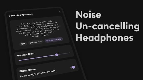 Safe Headphones: hear clearly