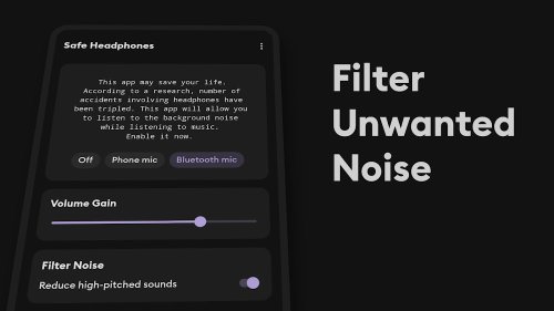 Safe Headphones: hear clearly