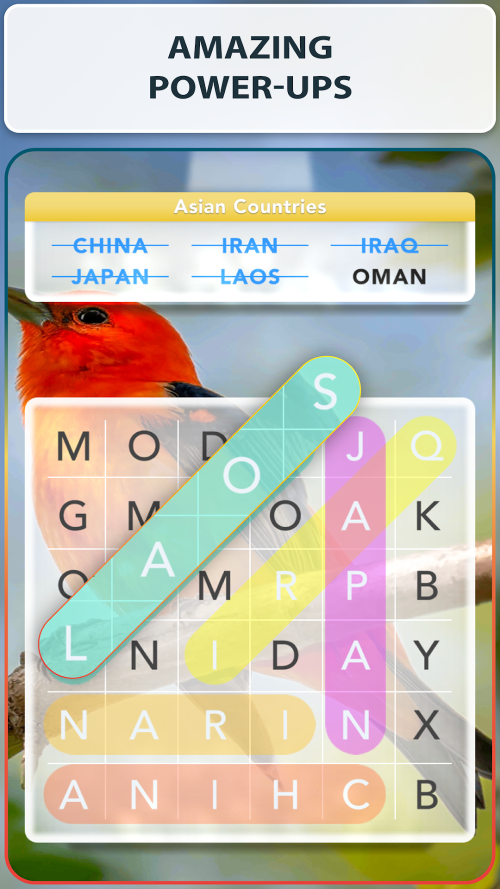 Word Search Nature Puzzle Game