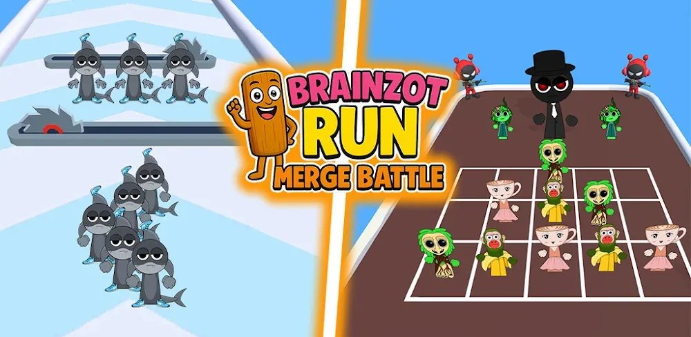 Brainzot Run: Merge Battle