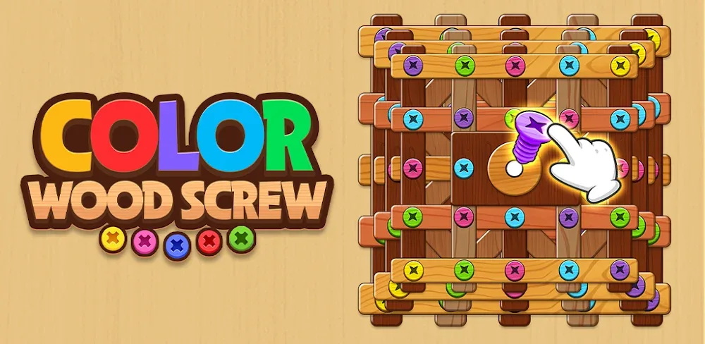 Color Wood Screw