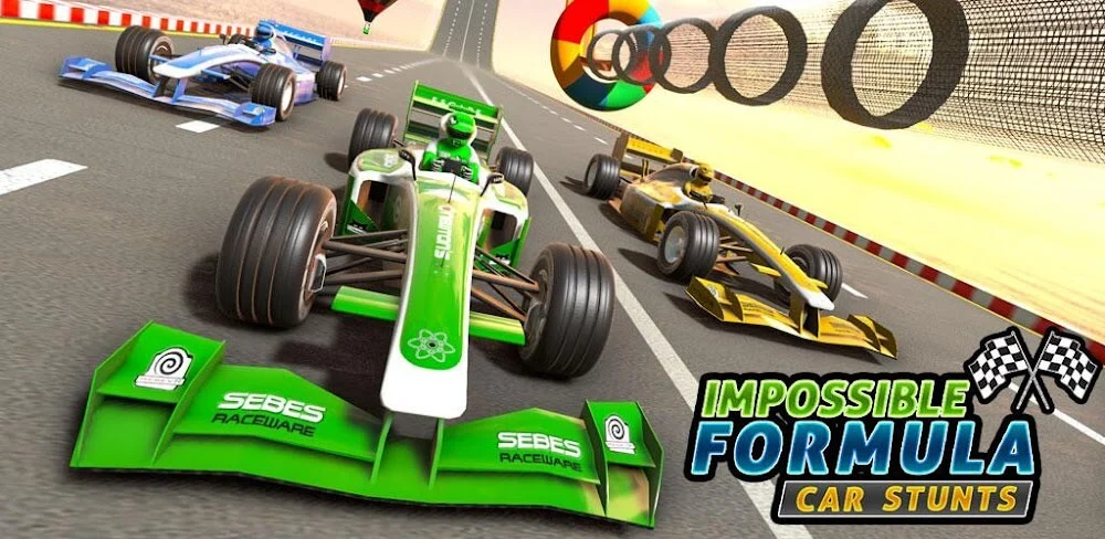 Formula Car Racing Stunts Ramp