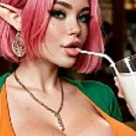 Magic World of Bimbo: A free adult fantasy game featuring bimbo elves, magic forest, and AI visuals on Mopoga.