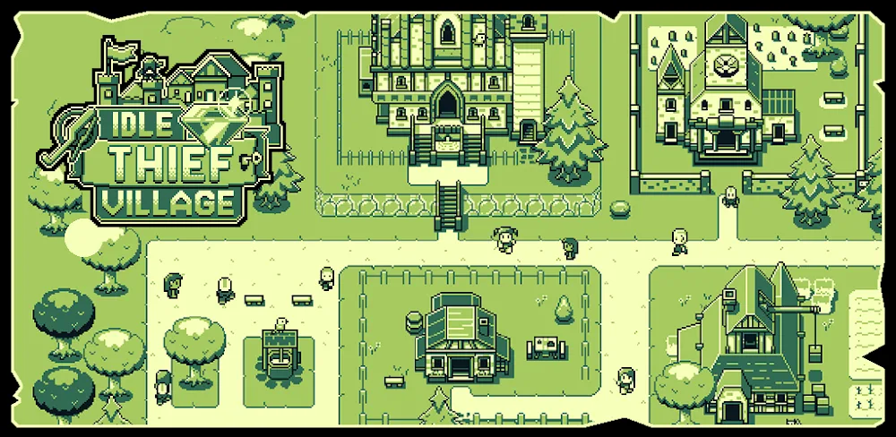 Idle Thief Village: Retro RPG