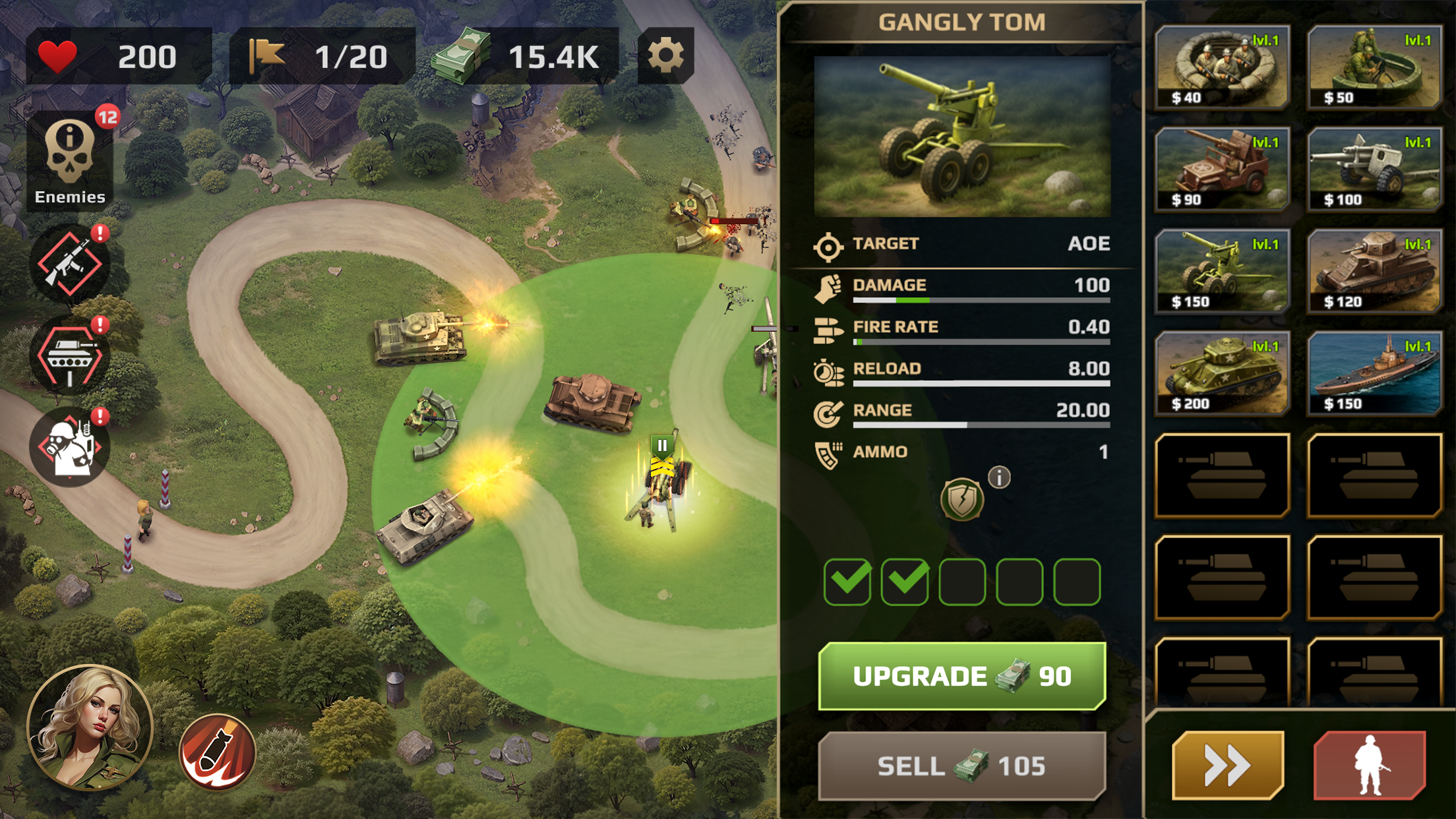 WWII Defense: RTS Army TD game