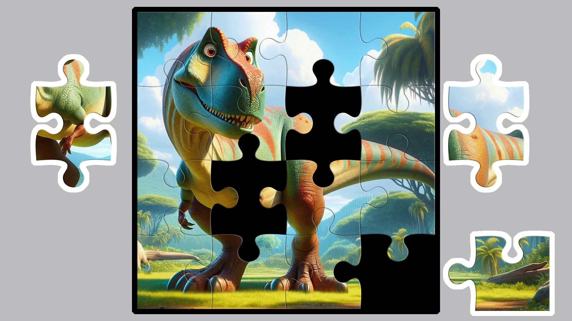 Dino Puzzle for Kids