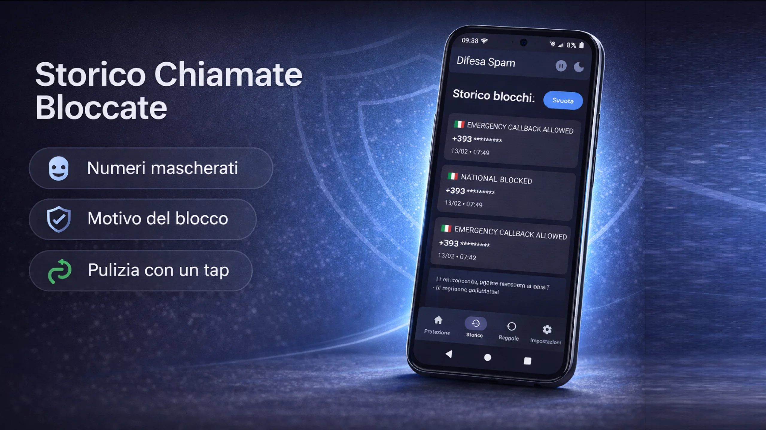 Difesa Spam: Call Blocker