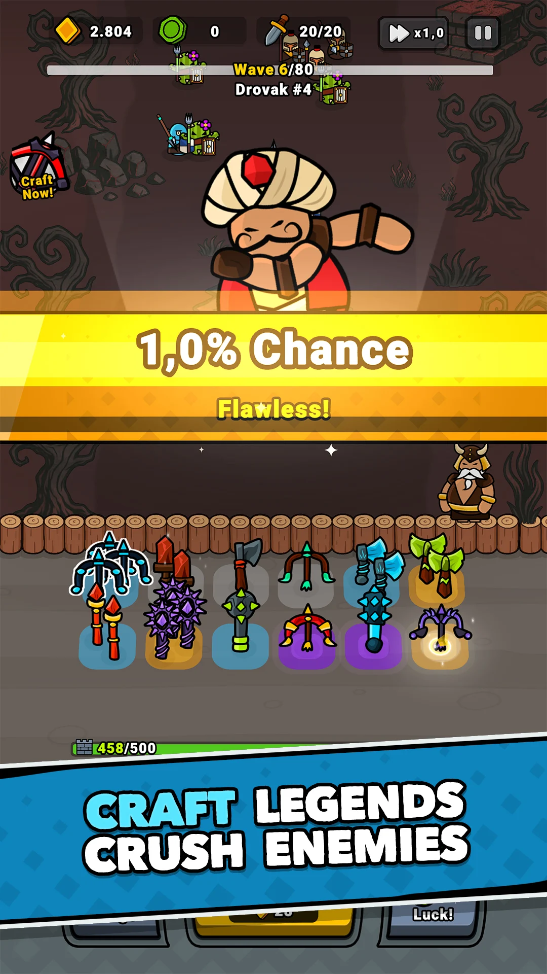 Lucky Forge: Idle TD Game