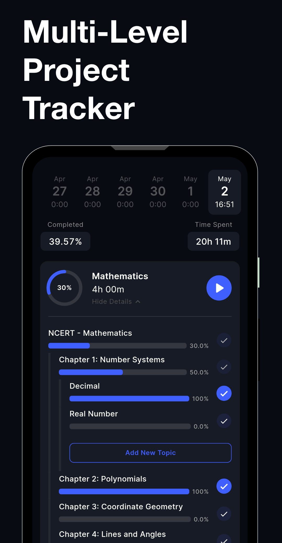 TrackIt: Study Tracker & Timer
