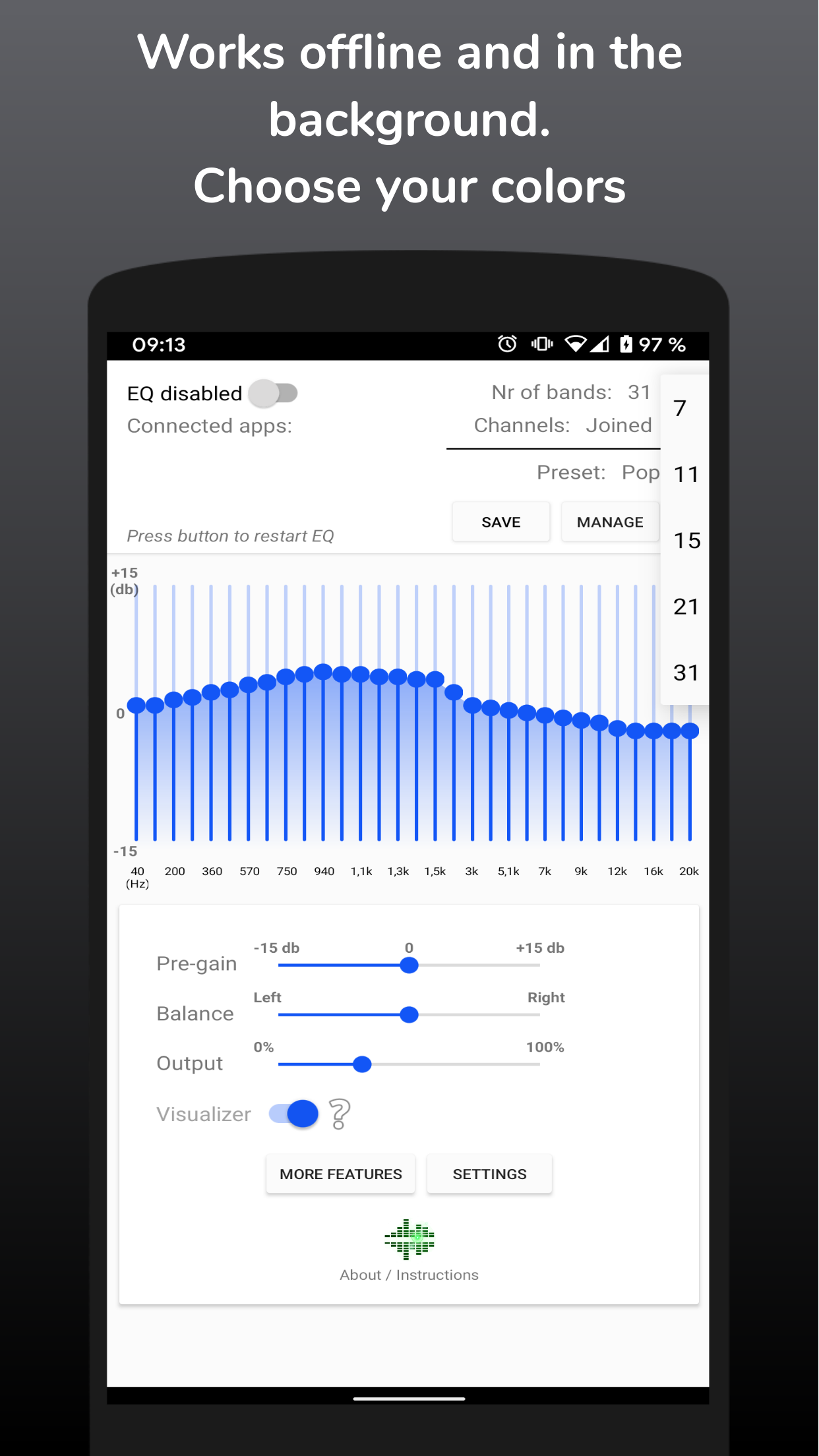 SpotEQ31 – 31 Band Equalizer
