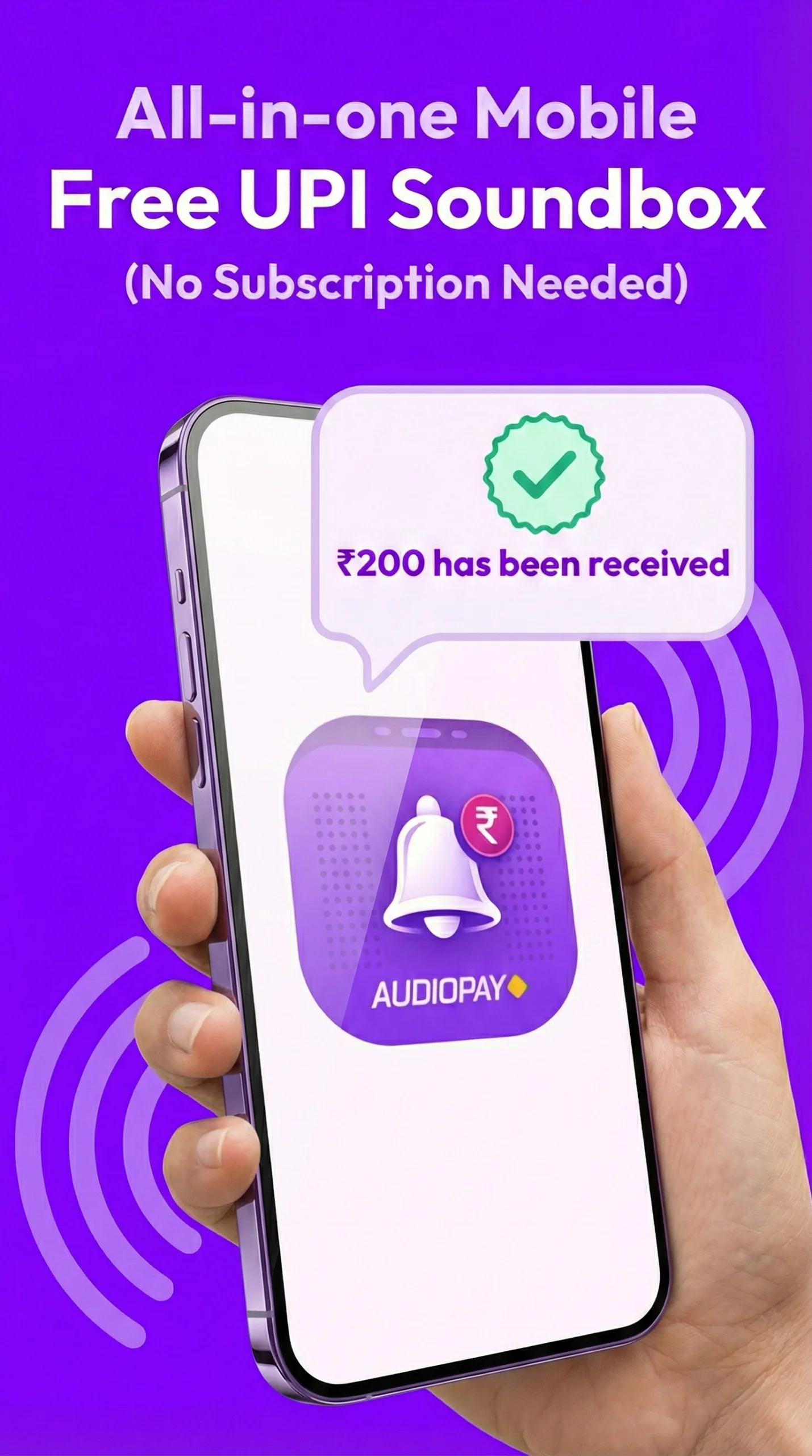 AudioPay: UPI Mobile Soundbox