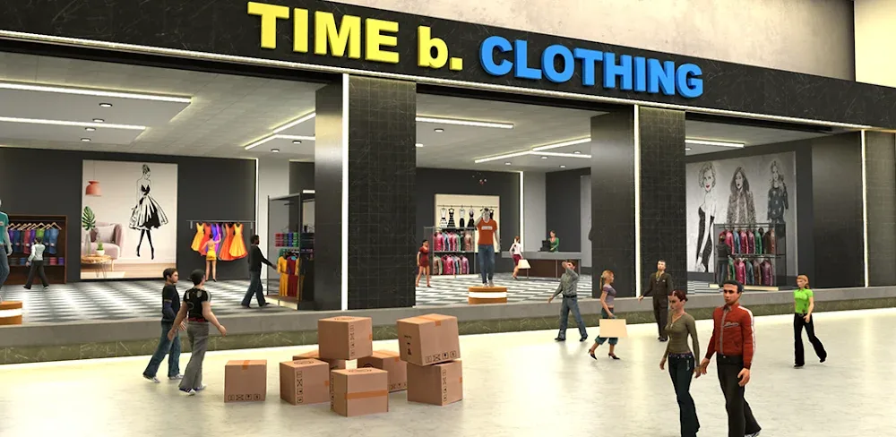 Mall & Fast Food Simulator 3D