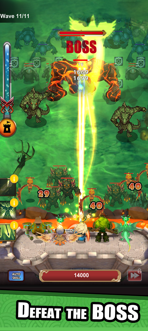 Warrior Fight IDLE Defense