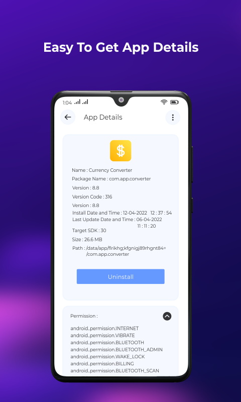 App Uninstall List & Recovery