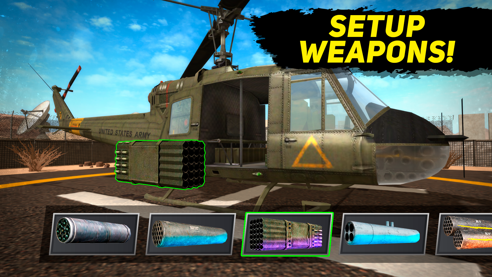 Desert Helicopter Strike 3D