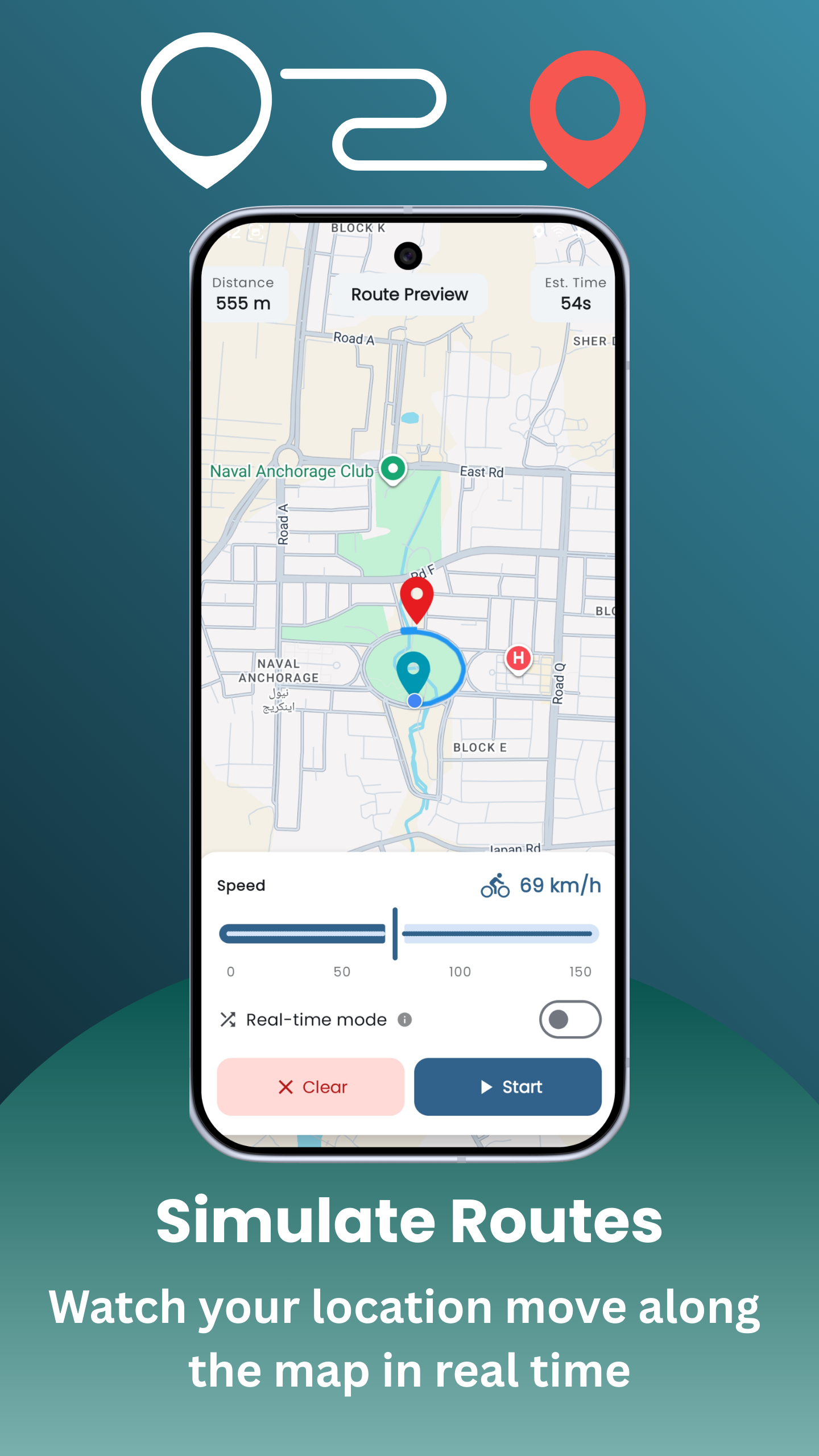 Mappr – Fake GPS Location