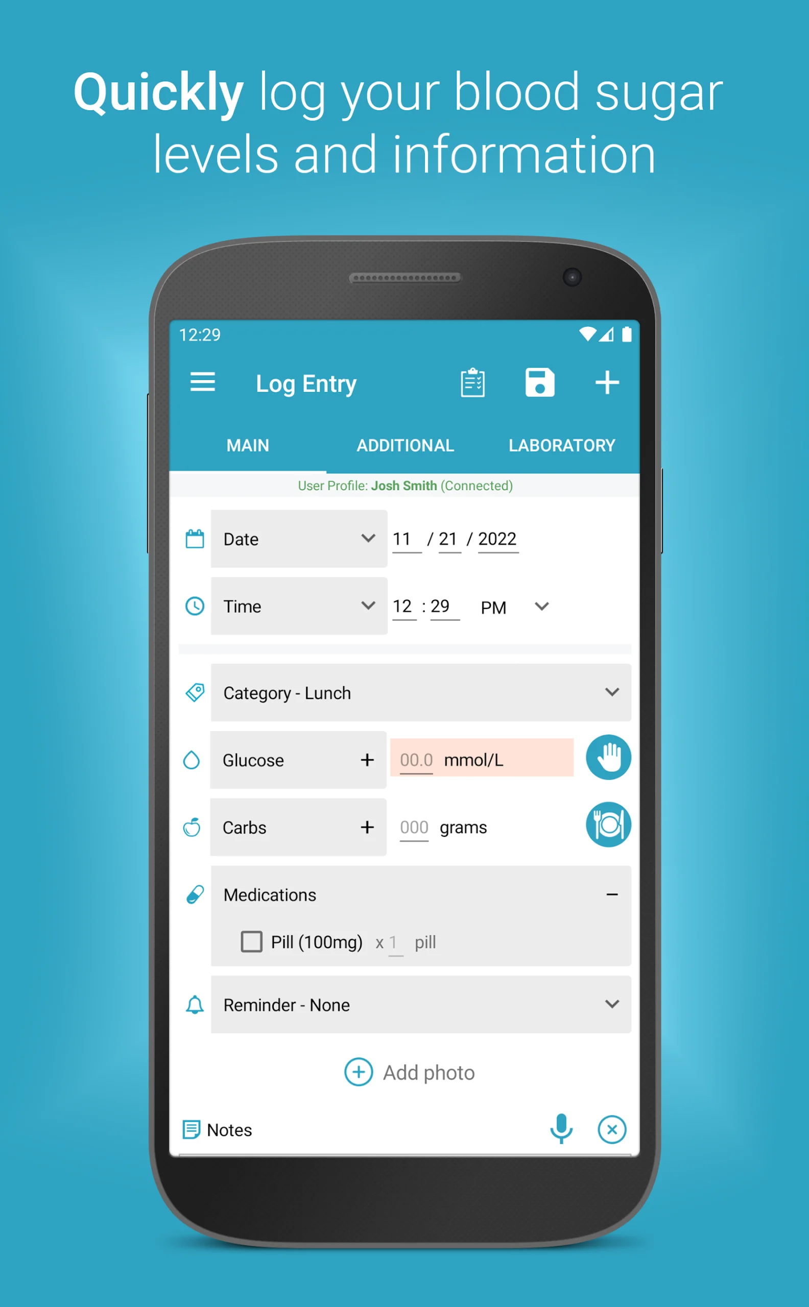 Diabetes:M – Blood Sugar Diary