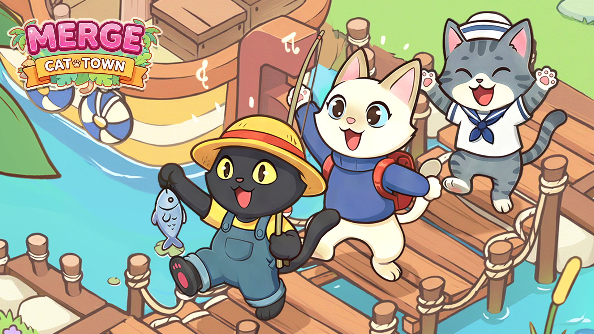 Merge Cat Town