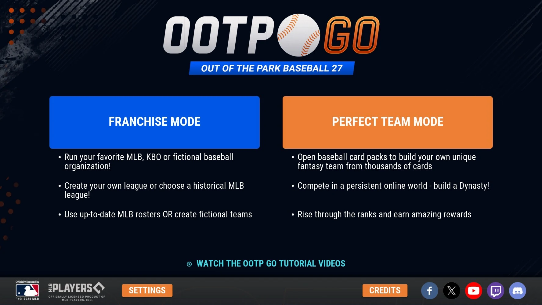 OOTP Baseball 27 Go!