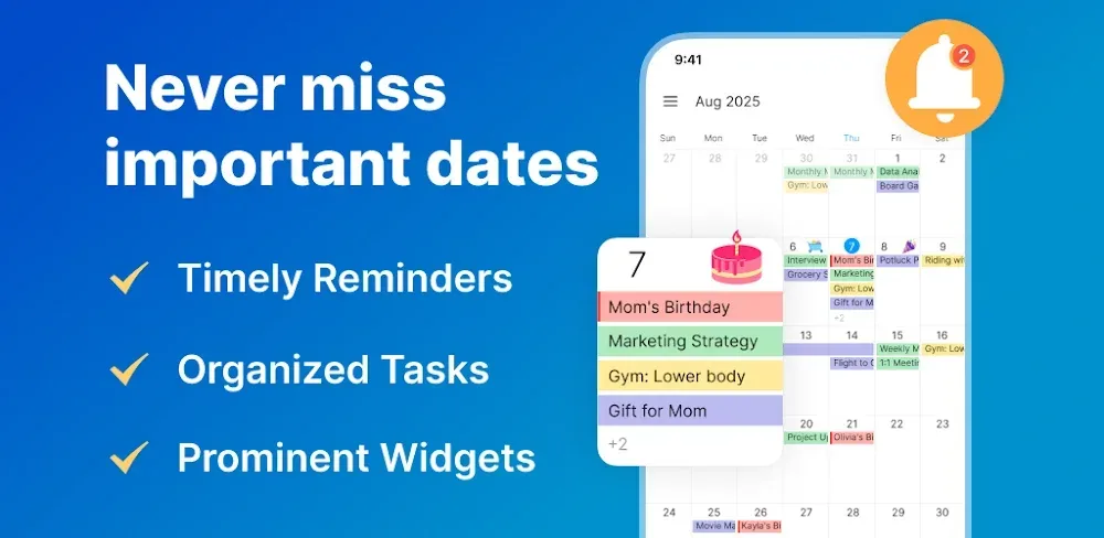 Calendar Planner – Agenda App