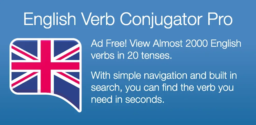English Verb Conjugator Pro