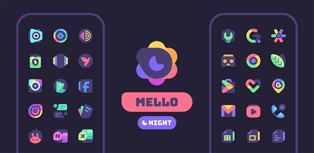 Mello Night Icon Pack