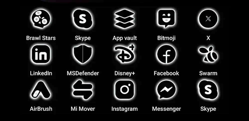 Neon-W Icon Pack