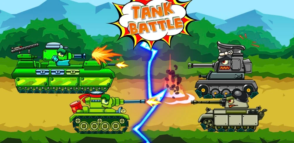 Tank Battle: Tanks War 2D