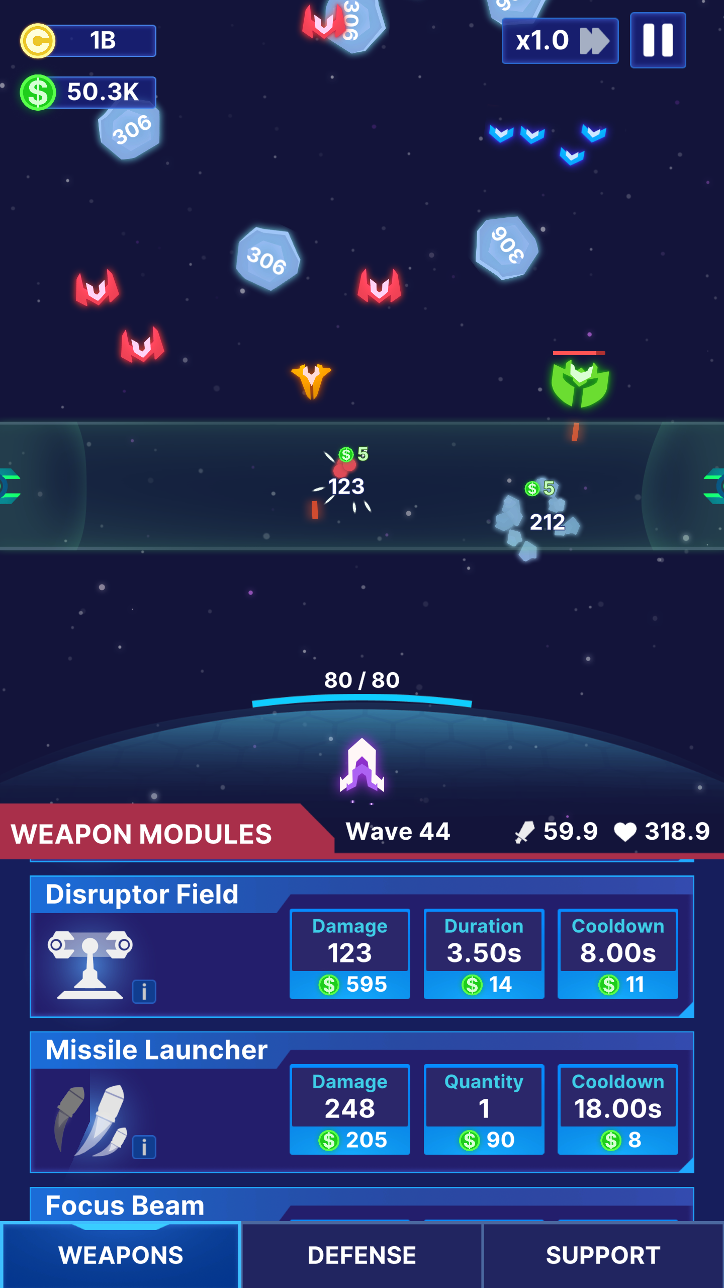 Idle Space Fleet
