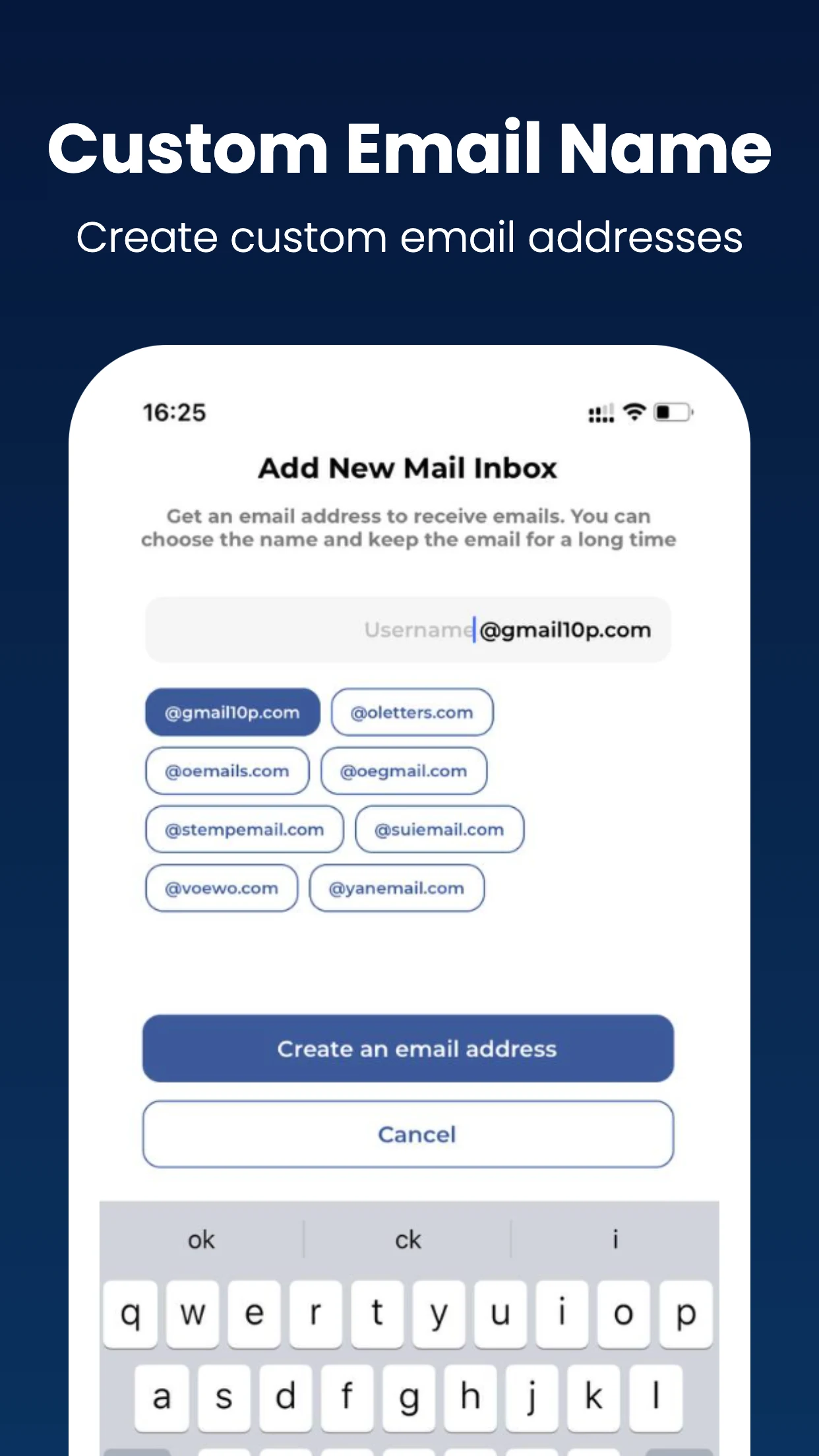 Virtual Mail – temp multi mail
