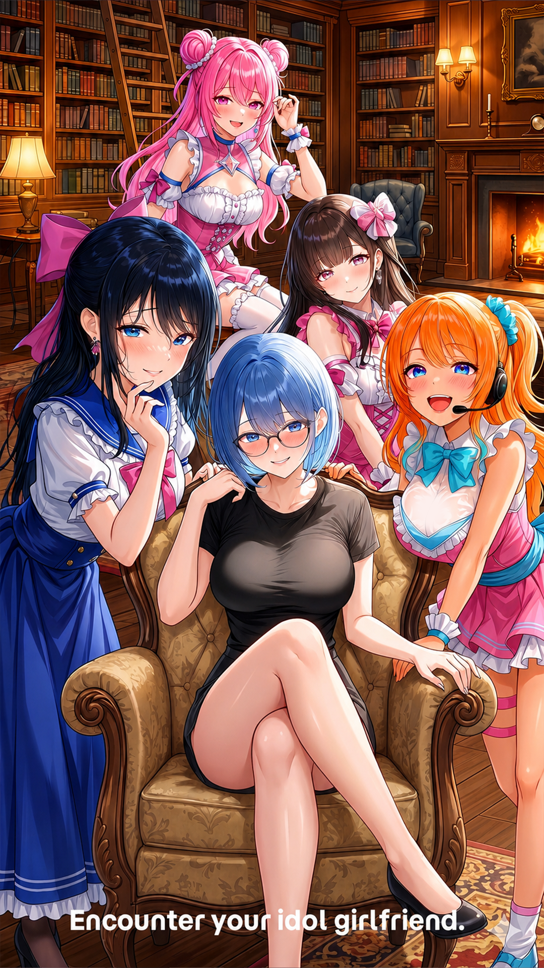 Idol Waifu Anime Girlfriend