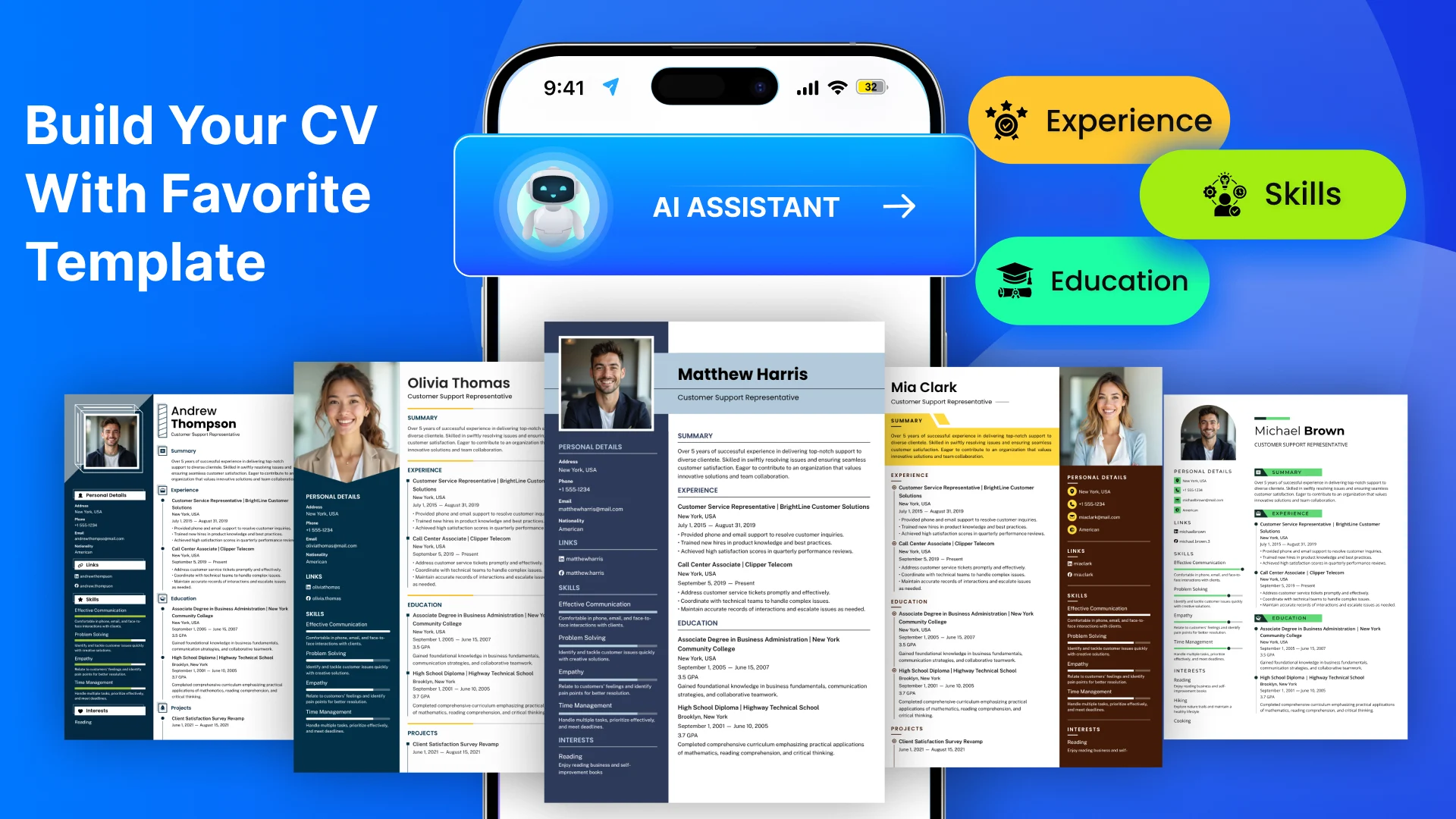 WeBuildCV: Resume Maker PDF AI