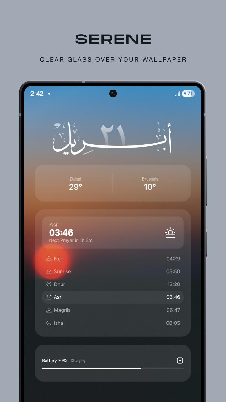Glassify – Widgets & Themes