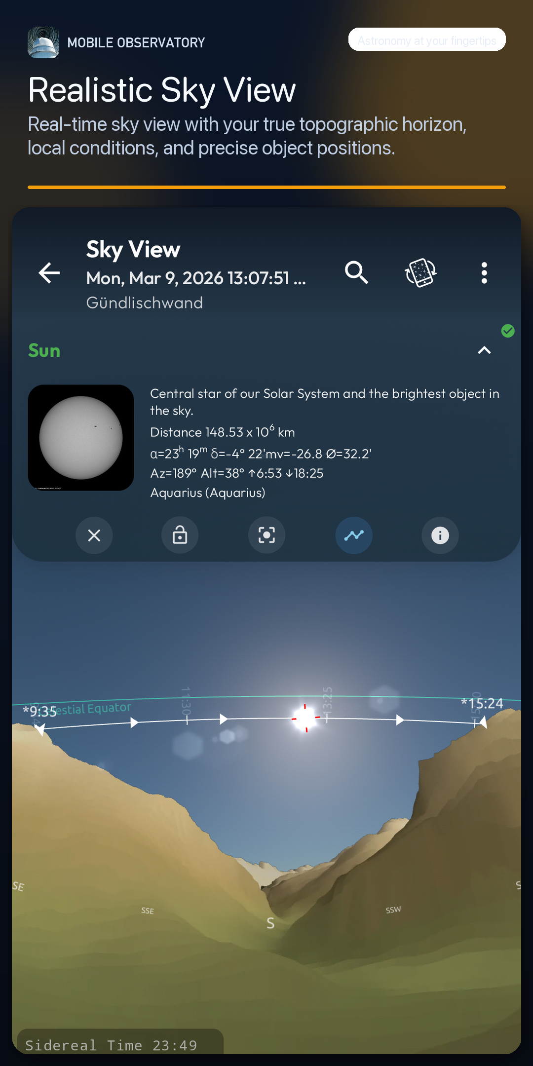 Mobile Observatory Astronomy