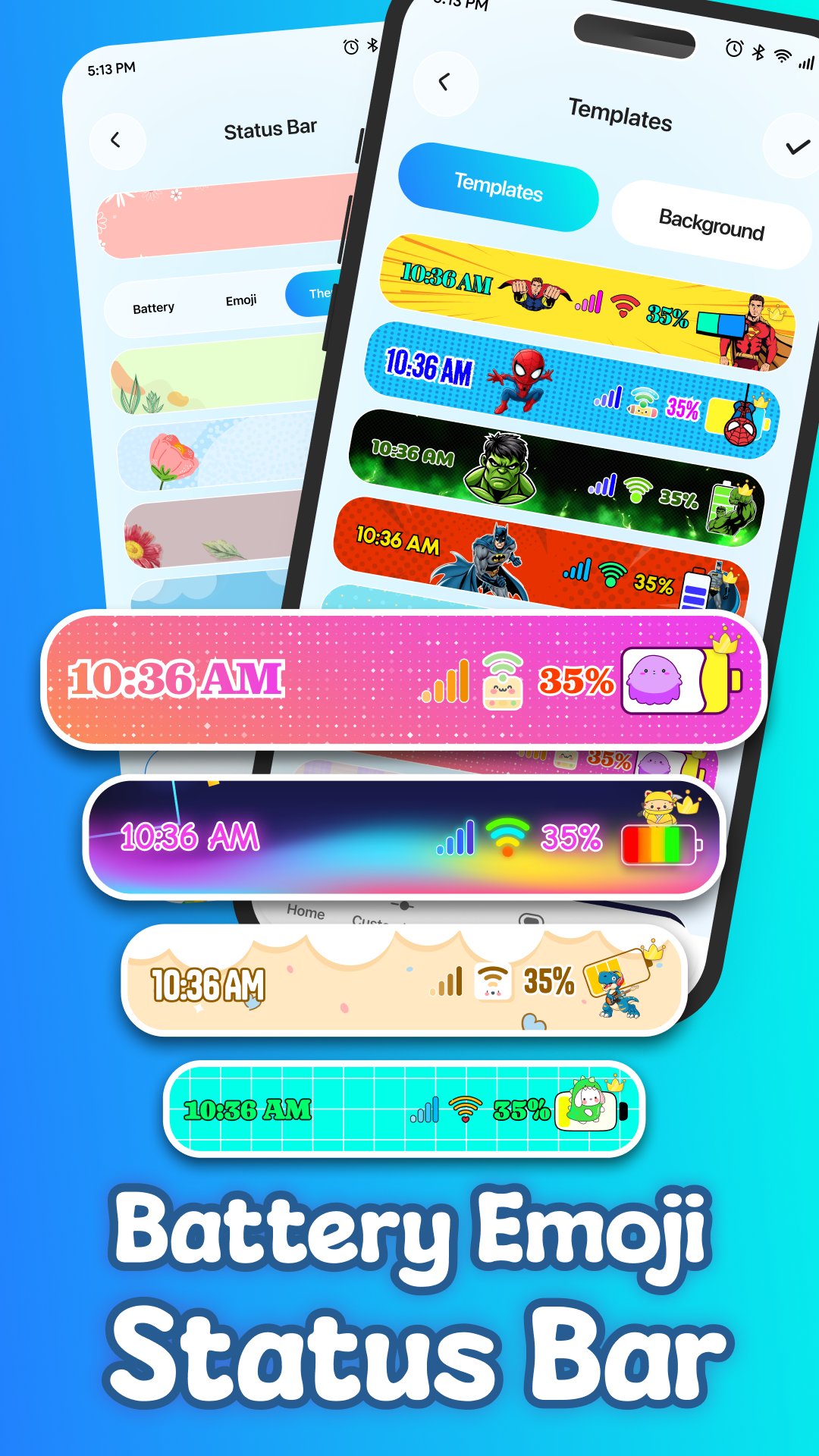Emoji Battery Icon Customize