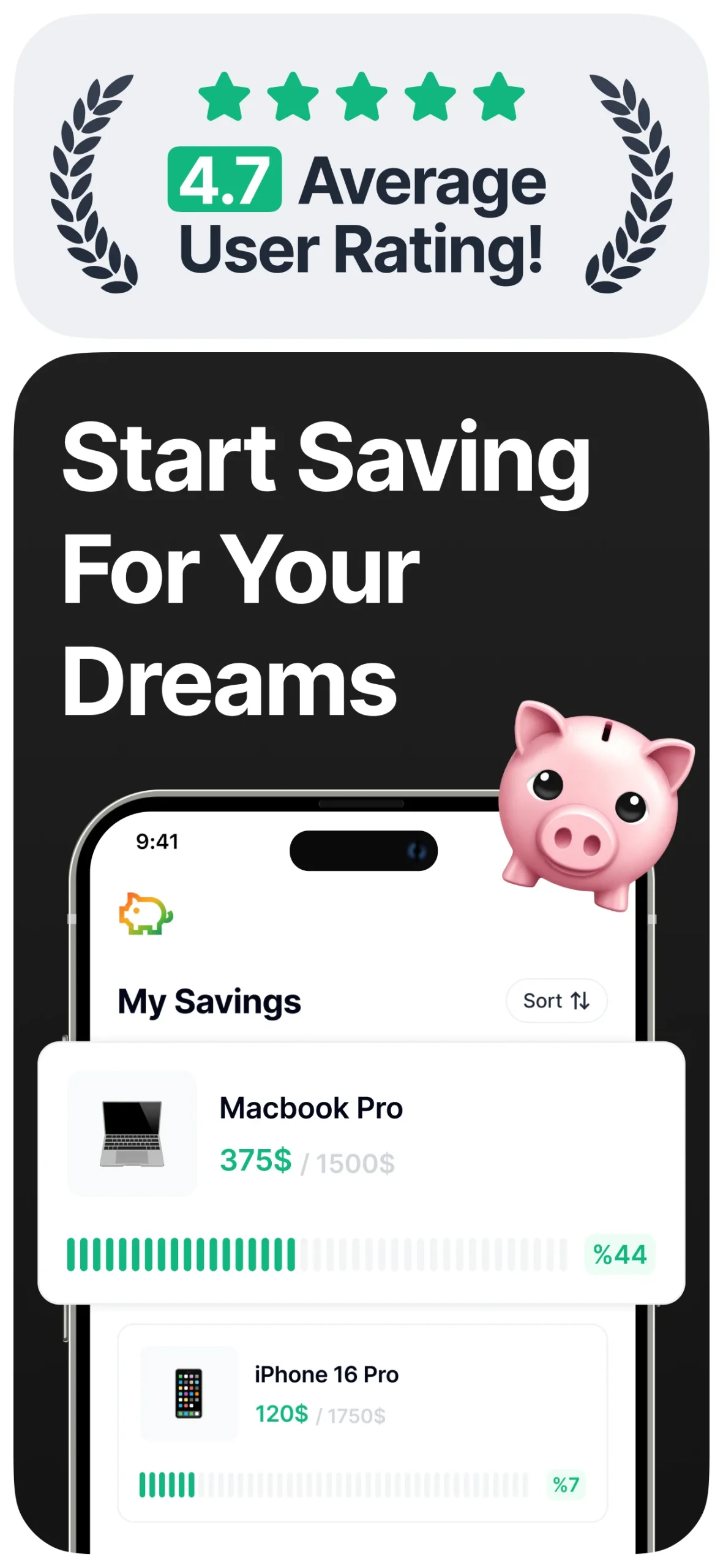 Money Box Savings Goal Tracker