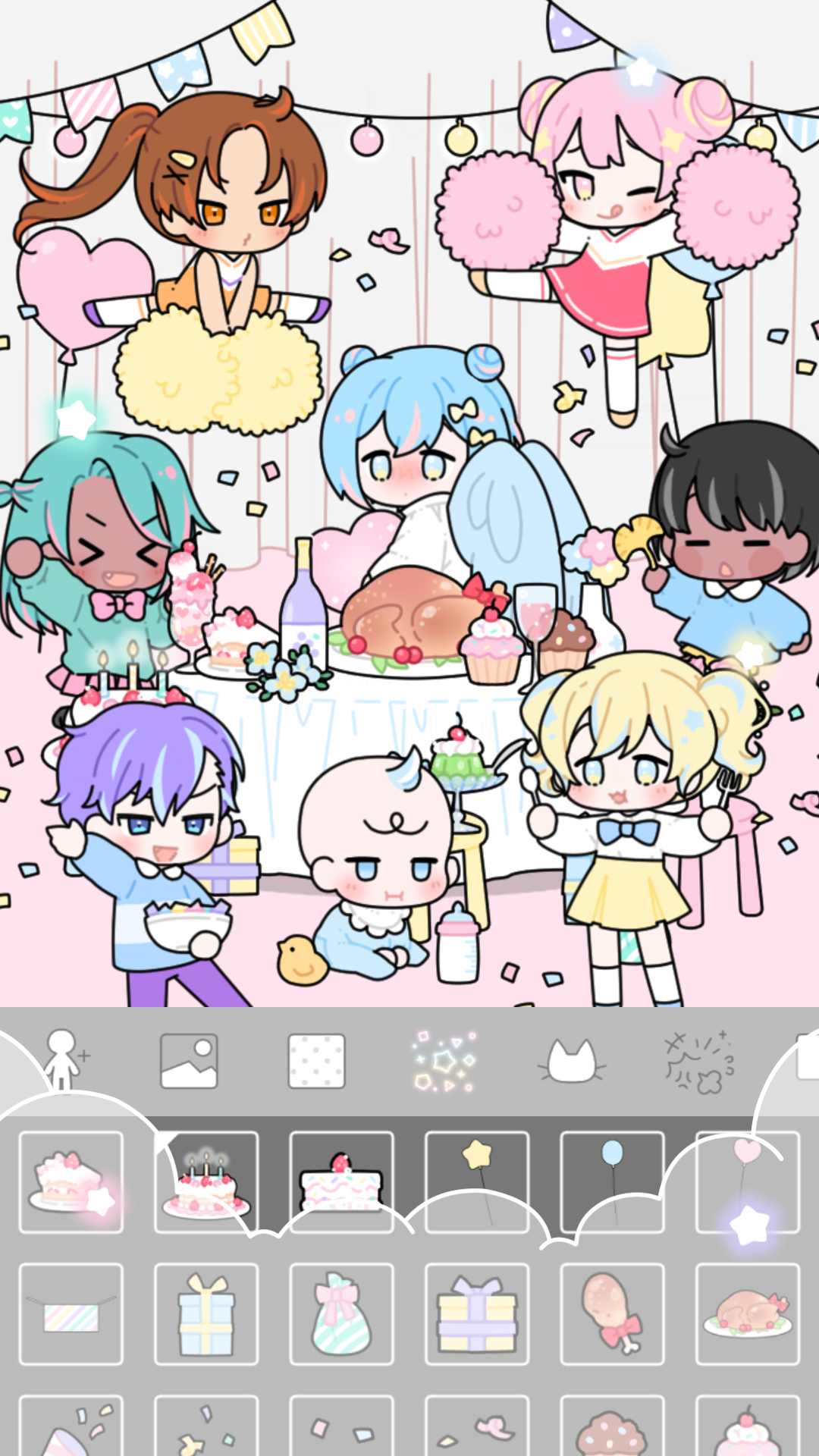 Pastel Party : Dress Up Game
