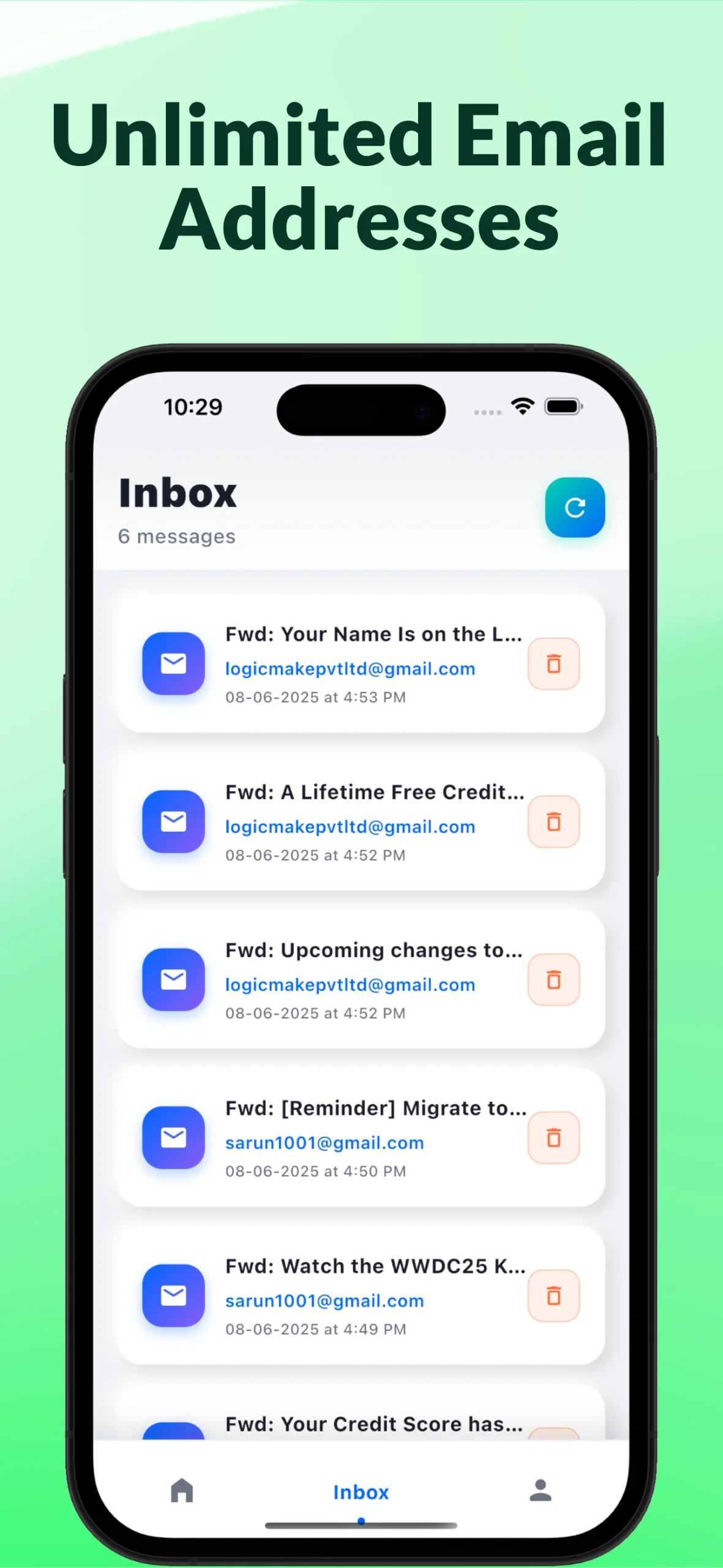 Temp Mail: TemBox
