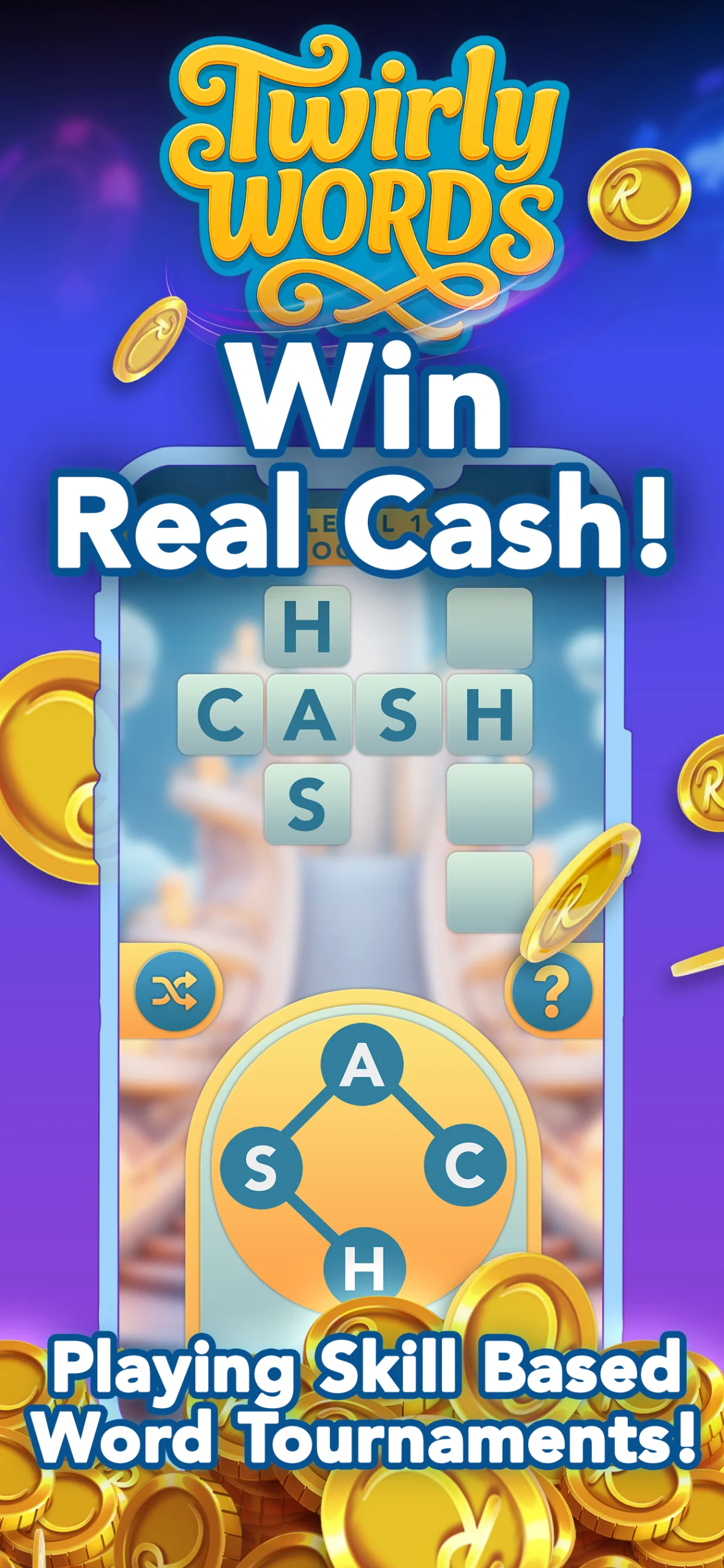 Twirly Words: Win Real Cash