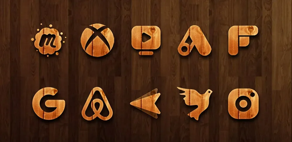 WoodRustic Icon Pack