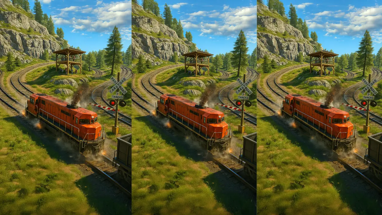 Train Ramp Jumping