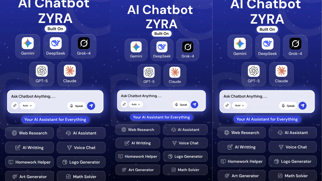 AI Chatbot & Chat AI App: Zyra