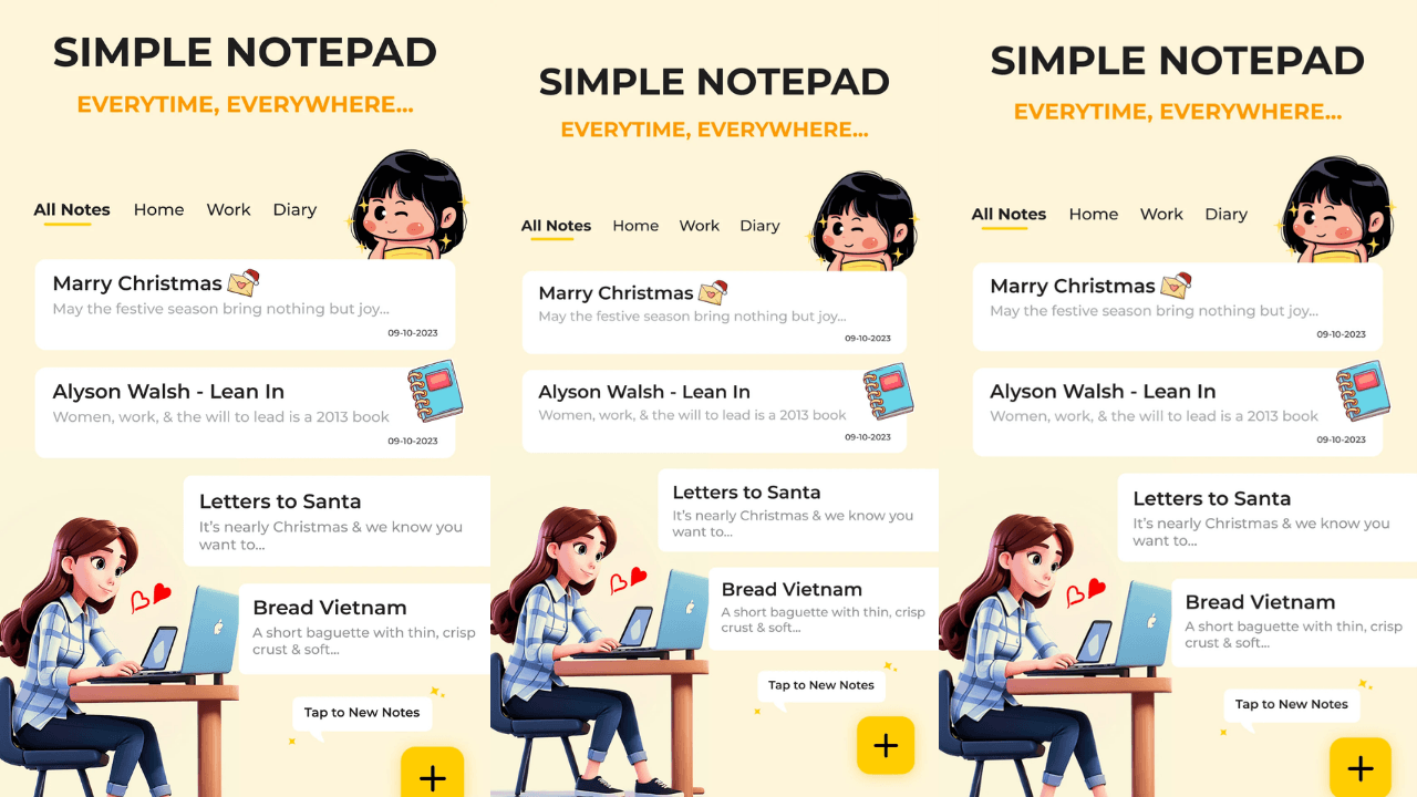 Notes App: Notepad & Notebook