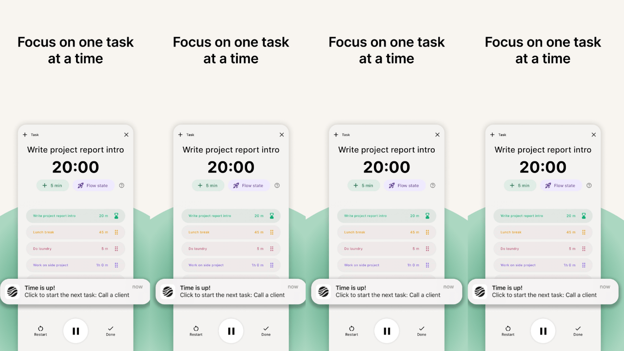 FlowStack – Focus task timer